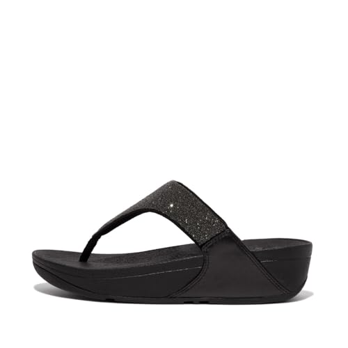 Fitflop Damen Lulu Opul Zehentrenner Sandale, Schwarz, 38 EU von Fitflop