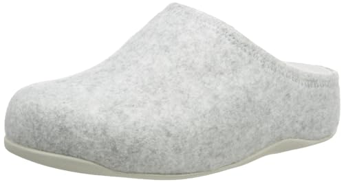 Fitflop Damen Shuv Filz-Clog Holzschuh, Quiet Grey, 39 EU von Fitflop