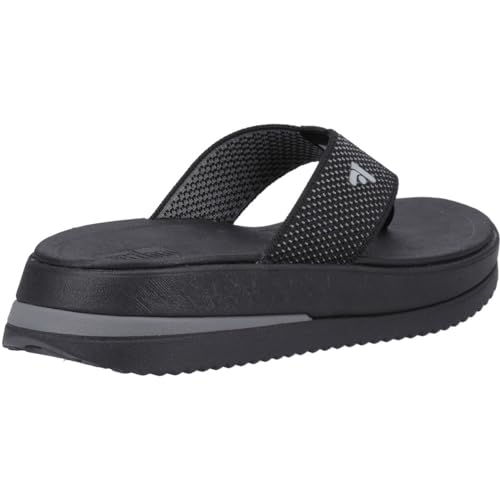 Fitflop Damen Surff zweifarbige Zehensandalen aus Gurtband Sandale, Schwarz, 39 EU von Fitflop