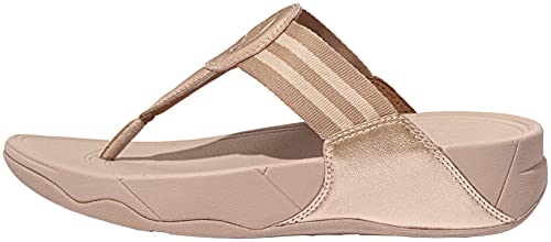 Fitflop Damen Walkstar Keilsandale, rose gold, 40 EU Breit von Fitflop