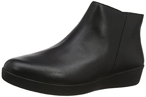 Fitflop Damen sumi Ankle Boot Leather Mode-Stiefel, Schwarz, 41 EU von Fitflop