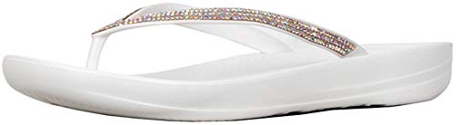 Fitflop Damen Sparkle Classic Iqushion Ergonomische Sandalen, Urban White, 36 EU von Fitflop