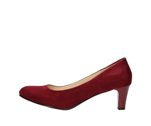 Fitters Damen Pumps Aurelia in Farbe Red MF, Damenschuhe in Übergröße - große Damenschuhe, Aurelia 42 EU Red MF von Fitters Footwear That Fits