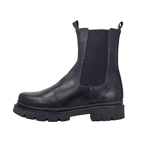 Fitters Footwear That Fits Damen Stiefelette Cara Lederimitat in Schwarz Übergröße, Schuhgröße:43 von Fitters Footwear That Fits