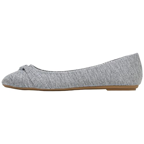 Fitters Footwear That Fits Große Damenschuhe Ballerina Amy, modische Schuhe in Übergröße, Bequeme Ballerinas, Amy 44 EU Grey von Fitters Footwear That Fits