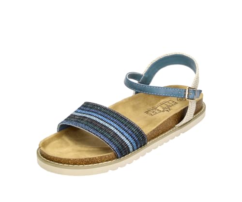Sandale Anouk in Farbe Blau, modische Schuhe in Übergröße, große Damenschuhe, Anouk 42 EU Blue von Fitters Footwear That Fits