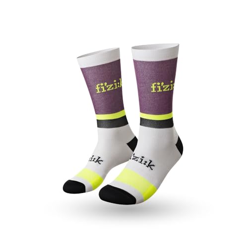 Fizik Unisex Team Edition Cycling Socks Wanderschuhe, Lilac White, Large von Fizik