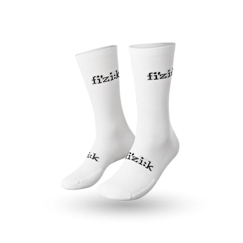 Fizik Unisex Team Edition Fahrradsocken, schwarz/weiß, 44-47 von Fizik