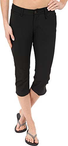 Fjällräven Damen Abisko Capri Trousers W Pants, Schwarz, 32 EU von Fjäll Räven