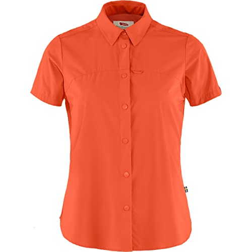 FJALLRAVEN Damen High Coast Lite Ss W T-Shirt mit kurzen Ärmeln, Eberesche, rot, XS von Fjäll Räven