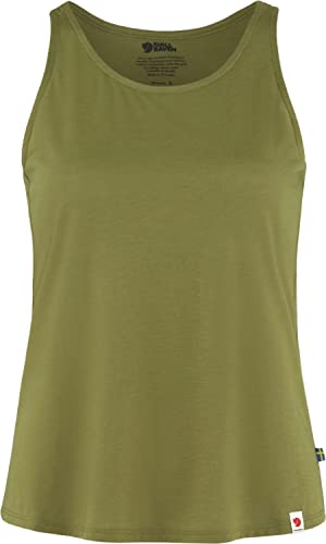 FJALLRAVEN Damen High Coast Lite Tank Top W Tanktop, Grün (Moss Green), L von Fjäll Räven