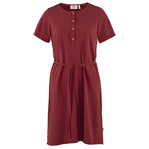 FJALLRAVEN Damen Övik Lite Dress Kleid, Granatrot, M von Fjäll Räven