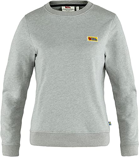 FJALLRAVEN Damen Vardag Sweater W Sweatshirt, grau-meliert, L von Fjäll Räven