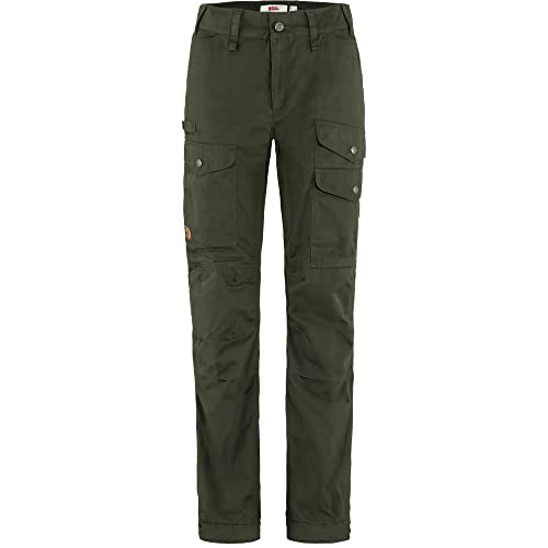 FJALLRAVEN Damen Vidda Pro Ventilated TRS W Short, Dunkles Waldgrün, 38 von Fjäll Räven