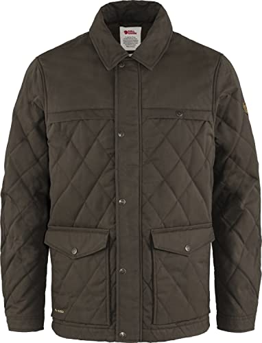 FJALLRAVEN Herren Övik Wool Padded Jacket M Jacke, Dunkles Olivgrün, L von Fjäll Räven