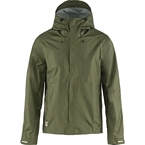 Fjällräven Herren Høj bomuld Jacke, Grün, L EU von Fjäll Räven