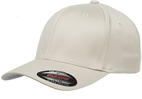 Flexfit Herren Baseball Cap Beige stein Erwachsene Large/X-Large (7 1/8" - 7 5/8") von Flexfit