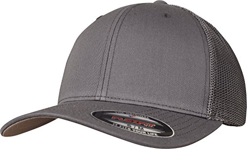 Flexfit Mesh Trucker Kappe, Darkgrey, S/M von Flexfit