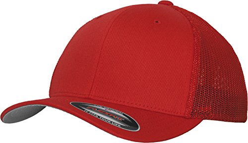 Brandit Unisex Flexfit Mesh Trucker Mütze, red, S/M von Flexfit