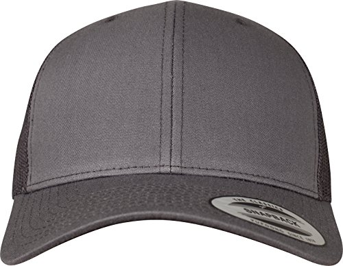 Flexfit Unisex Retro Trucker Baseballkappe, Darkgrey, one Size von Flexfit