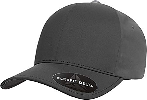 Flexfit Unisex Delta Baseballkappe, Darkgrey, S-M von Flexfit