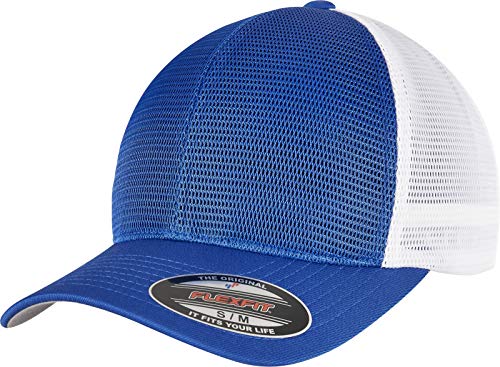 Flexfit Unisex 360T-FLEXFIT 360 OMNIMESH Cap 2-Tone Baseballkappe, royal/White, L/XL von Flexfit