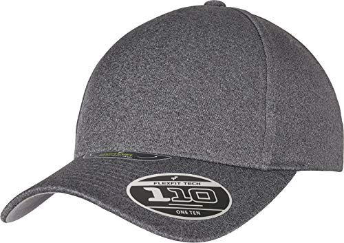 Flexfit Unisex-Adult 110MU-110 Melange Unipanel Baseball Cap, Darkgrey, one Size von Flexfit