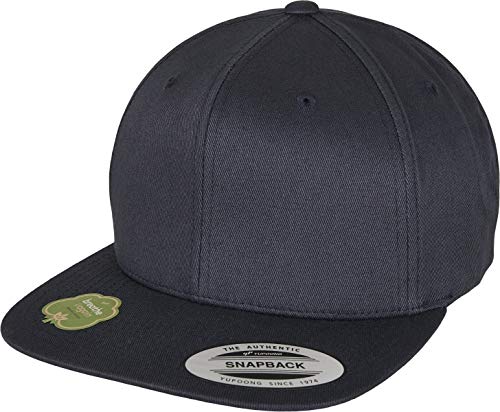 Flexfit Unisex-Adult 6089OC-Organic Cotton Snapback Baseball Cap, darknavy, one Size von Flexfit