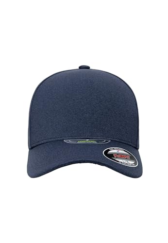 Flexfit Unisex 5577UP-Unipanel Melange Cap Baseballkappe, melangenavy, L/XL von Flexfit