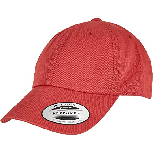 Flexfit Unisex Ecowash Dad Cap Baseballkappe, Rose, one Size von Flexfit