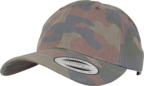 Flexfit Unisex 6245FC-Low Profile Cotton Cap, Wood camo, one Size von Flexfit