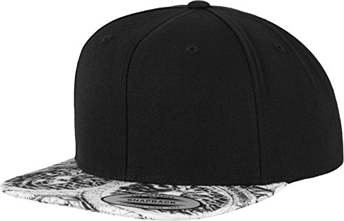 Flexfit Unisex Sun King Snapback Kappe, blk/Wht, Einheitsgröße von Flexfit