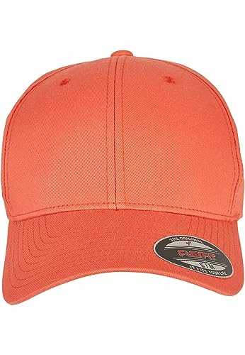 Flexfit Unisex Wooly Combed Baseballkappe, spicyorange, S-M von Flexfit