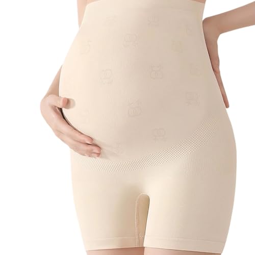 Fllyvly Umstandshose Kurz Unter Kleid Schwangerschaft Anti Chafing Shorts Überbauch, Hautfarben, Ideal Unter Kleidern und Röcken, Komfortable Schwangerschaftsunterwäsche, 1 Stück Fllyvly Umstandshose Kurz Unter Kleid Schwangerschaft Anti Chafing Shorts Überbauch, Hautfarben, Ideal Unter Kleidern und Röcken, Komfortable Schwangerschaftsunterwäsche, 1 Stück von Fllyvly