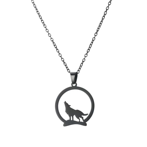 Halskette Ketten Schmuck Herren Frauen Anhänger Necklace Anhänger Halskette Für Frauen Und Männer, Lässige Punk Halskette Schmuck, Sehr Personalisierte Halskette Schwarz von Focisa