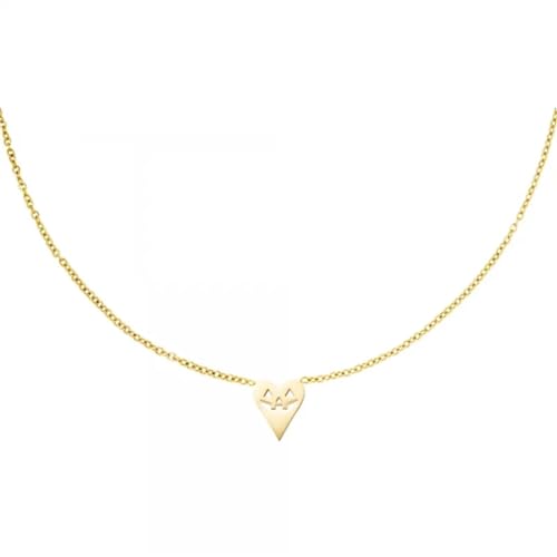 Halskette Ketten Schmuck Herren Frauen Anhänger Necklace Scheibe Anhänger Halskette Frauen Mond Stern Herz Blitz Anhänger Halskette Schöne Halskette 2 von Focisa