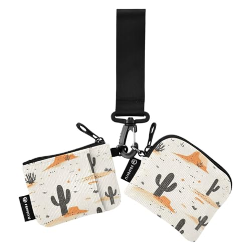 Foiosoh Cactus and Vast Wilderness Damen Münzgeldbörse Kartenhalter klein tragbar Kartenetui Geld Organizer mit Schlüsselanhänger für Arbeit Reisen 2 Packungen, Kaktus und weite Wildnis beige, 1 size Foiosoh Cactus and Vast Wilderness Damen Münzgeldbörse Kartenhalter klein tragbar Kartenetui Geld Organizer mit Schlüsselanhänger für Arbeit Reisen 2 Packungen, Kaktus und weite Wildnis beige, 1 size von Foiosoh