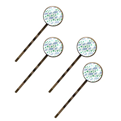 Haarnadeln, Haarnadeln, Haarnadeln mit Blumenmuster, Seitenclip, Haarspange für Damen, 4 Stück Haarnadeln, Haarnadeln, Haarnadeln mit Blumenmuster, Seitenclip, Haarspange für Damen, 4 Stück von Folytop