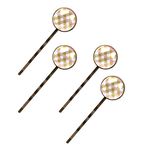 Haarspangen für Damen, Rosa, Weiß, Gold, Kaffee, Fisch, Meerjungfrau, Schuppen, Haarspangen, Zubehör, 4 Stück Haarspangen für Damen, Rosa, Weiß, Gold, Kaffee, Fisch, Meerjungfrau, Schuppen, Haarspangen, Zubehör, 4 Stück von Folytop