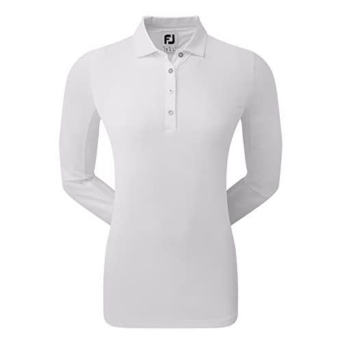 Footjoy Damen Sonnenschutz Golfhemd, weiß, X-Large von FootJoy