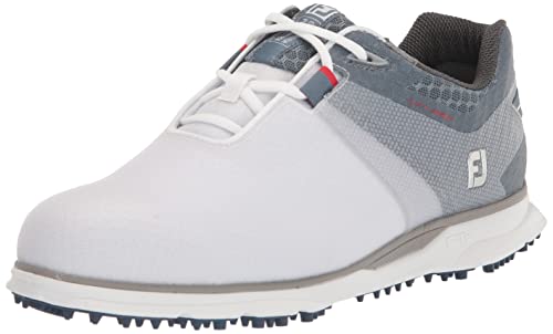 Footjoy Herren Pro SL Golfschuhe, Weiß Grau, 40 EU von FootJoy