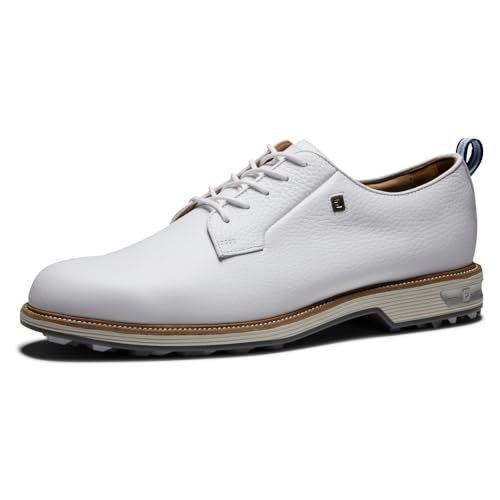 FootJoy Herren Premiere Series Field Golfschuh, Weiß/Hellgrau von FootJoy