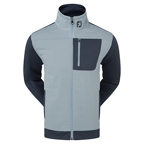 Footjoy Herren Thermoseries Hybrid Golf Jacke, grau (Charcoal/Grey), Large von FootJoy