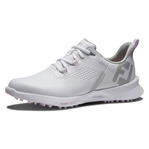 FootJoy Mädchen Kraftstoff Golfschuh, Weiß Weiß Rosa von FootJoy