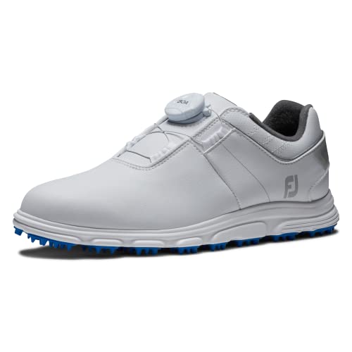 FootJoy Unisex, Jugendliche Junior Pro SLS Golfschuhe, weiß/grau von FootJoy