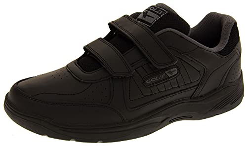 Gola Herren Ama202 Belmont Echtes Leder Klettverschluss Weit Sitzende EE Schuhe Turnschuhe Schwarz EU 44 Gola Herren Ama202 Belmont Echtes Leder Klettverschluss Weit Sitzende EE Schuhe Turnschuhe Schwarz EU 44 von Footwear Studio