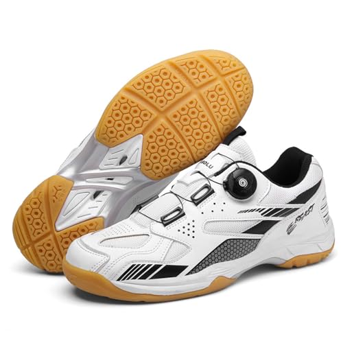 ForceRoute Badmintonschuhe,Herren,Damen,Volleyball-Pickleball-Turnschuhe,Squashschuh,Unisex,Leichte,für Hallen Fitnessschuhe,Verschiedene Fitness Sport,Tennis-Squash,Outdoor Fitness,Atmungsaktive von ForceRoute