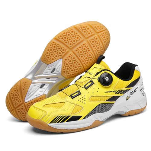 ForceRoute Badmintonschuhe,Herren,Damen,Volleyball-Pickleball-Turnschuhe,Squashschuh,Unisex,Leichte,für Hallen Fitnessschuhe,Verschiedene Fitness Sport,Tennis-Squash,Outdoor Fitness,Atmungsaktive von ForceRoute