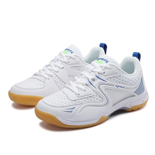 ForceRoute Badmintonschuhe,Squashschuh,Volleyball-Pickleball-Turnschuhe,Unisex,Herren,Damen,Leichte,Atmungsaktive,für Verschiedene Fitness Sport,Tennis-Squash,Outdoor Fitness,Hallen Fitnessschuhe von ForceRoute