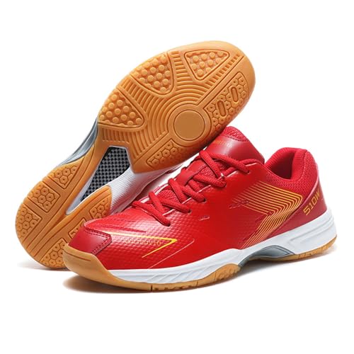 ForceRoute Volleyball-Pickleball-Turnschuhe,Badmintonschuhe,Squashschuh,Pingpong-Schuhe,Herren,Damen,Unisex,rutschfeste,Atmungsaktive,für Verschiedene Sport,Outdoor Fitness,Tennis-Squash von ForceRoute